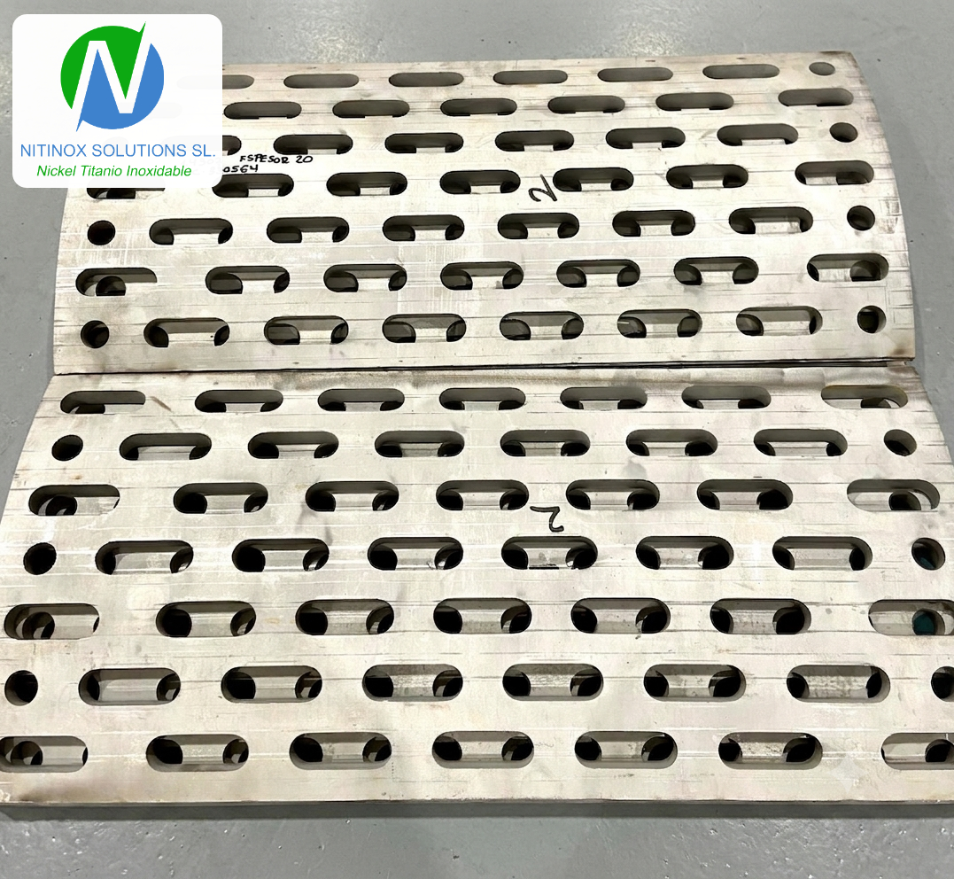 Pieza fabricada en acero inoxidable 1.4307 (AISI 304L).